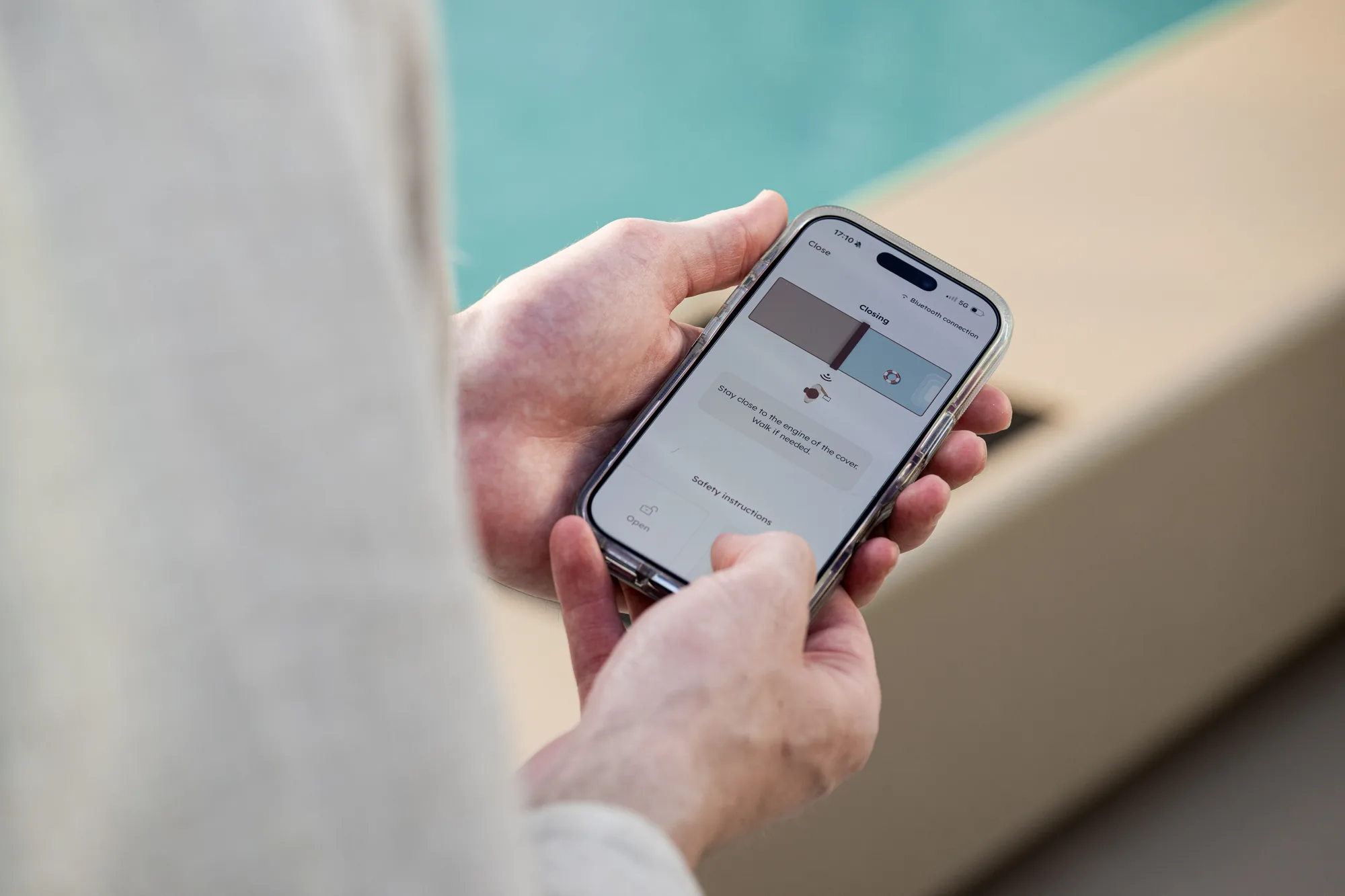 Coverseal Smartphone-App auf iPhone