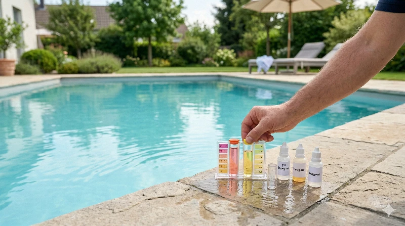 Contrôle du pH idéal d’une piscine pour maintenir une eau stable et confortable