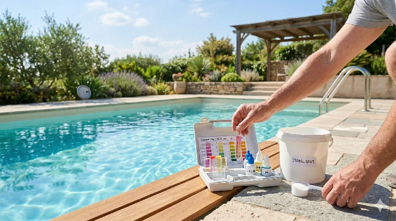Stabilisator im Pool: Rolle, Dosierung und Fehler