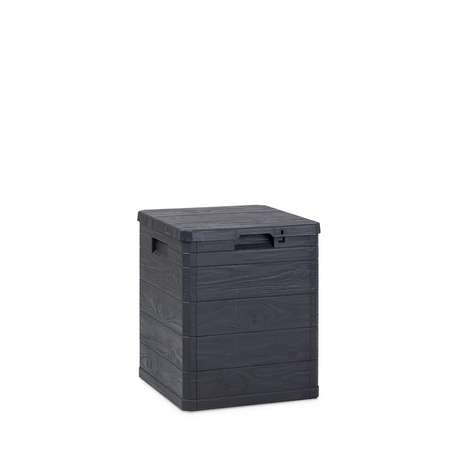 Coffre de jardin 90 litres Woody - Anthracite foncé