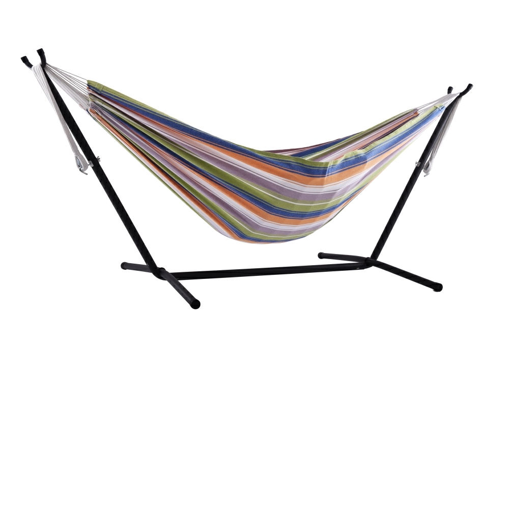 Hamac Brésilien 2 places avec support en acier - Retro