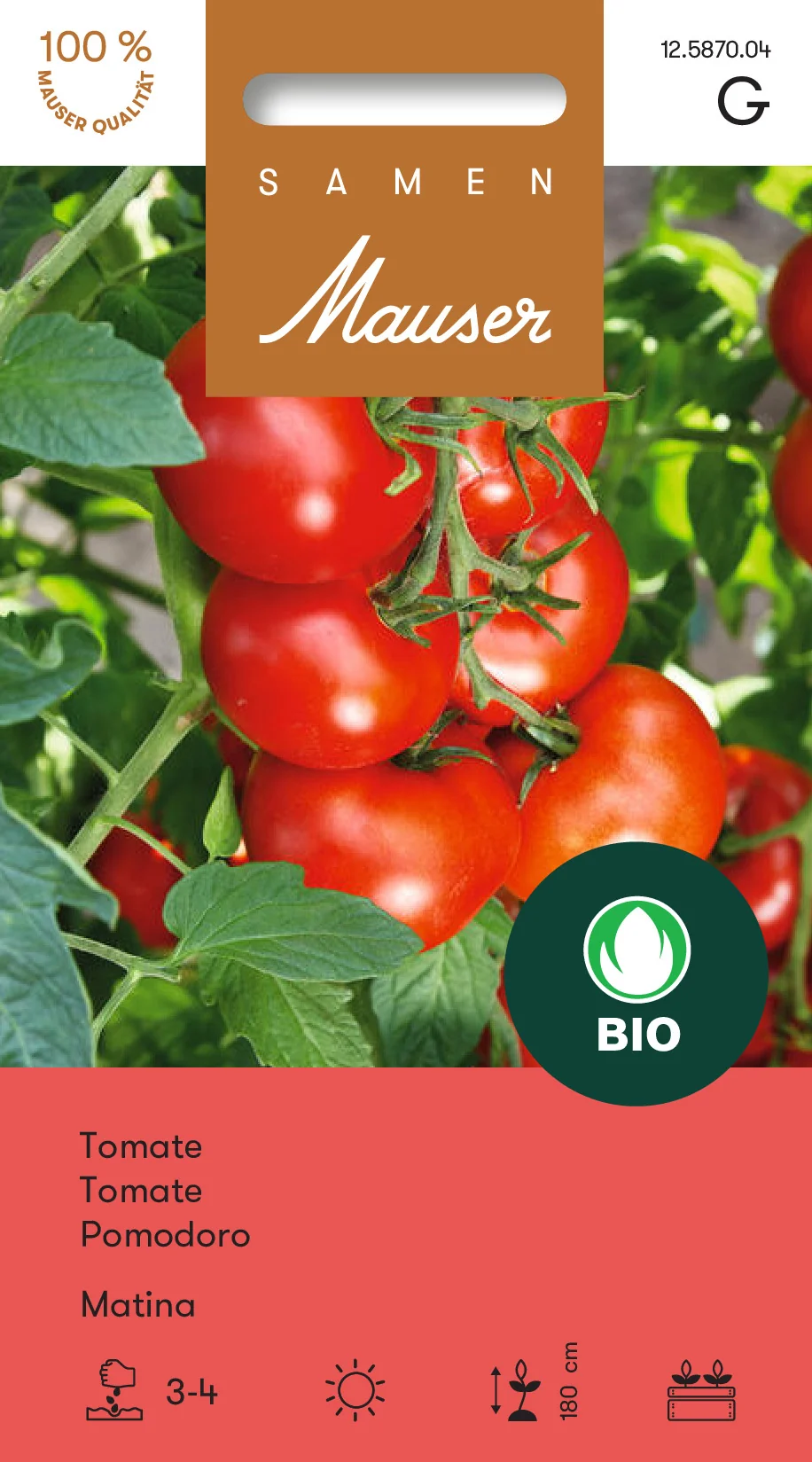Bourgeon Bio Tomate Matina