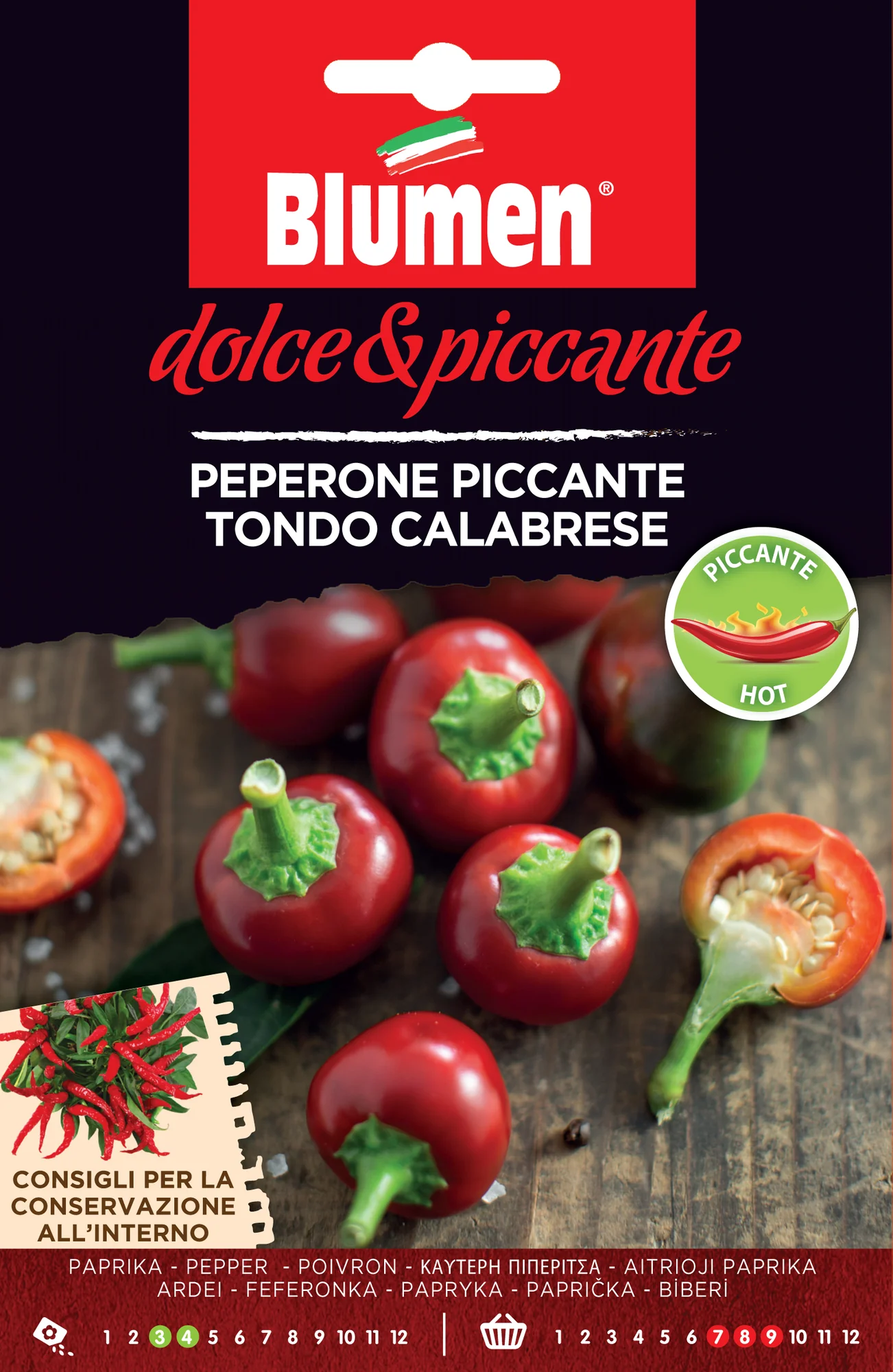 Chili Piccante Tondo Calabrese