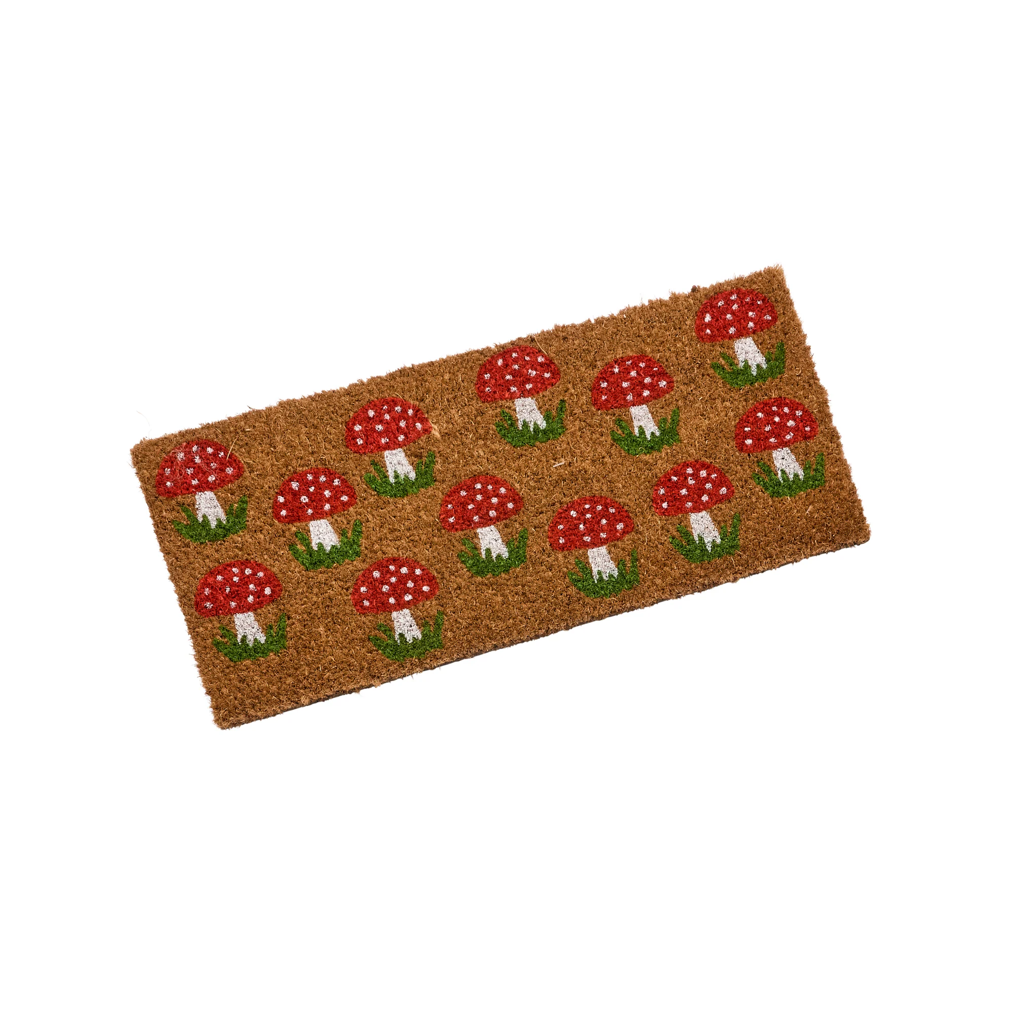 Wechsel-Fussmatte Kokos Shrooms, 53 × 23 cm (für Gummirahmen)