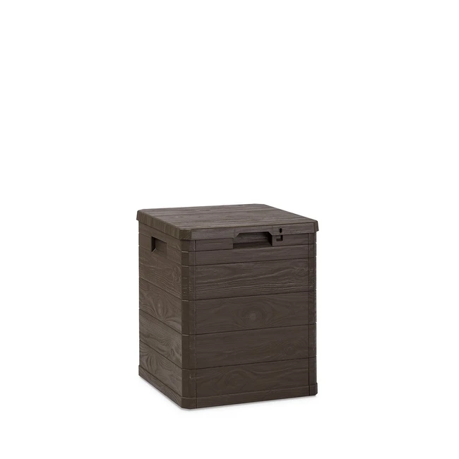 Coffre de jardin 90 litres Woody - Marron