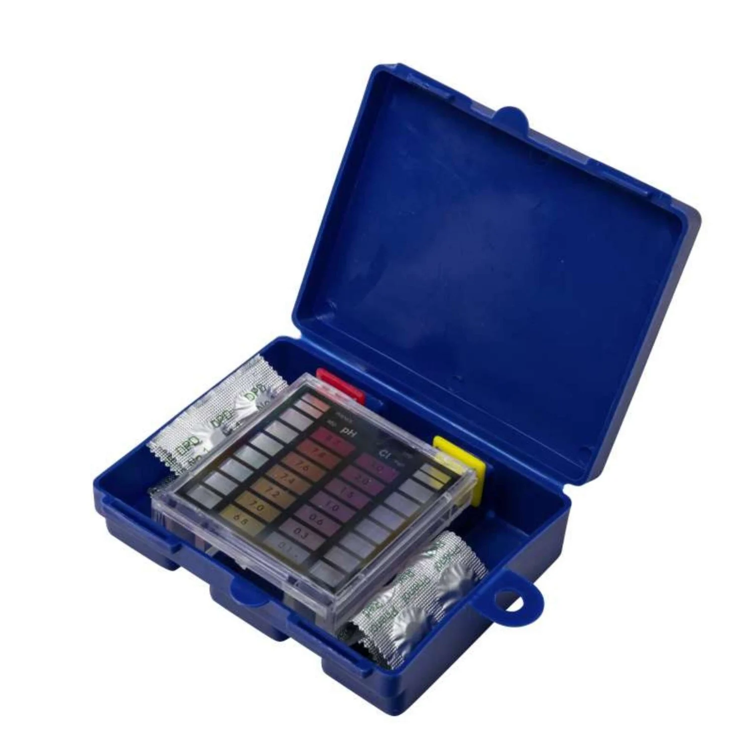 Trousse d'analyse pH, Chlore pastilles DPD1