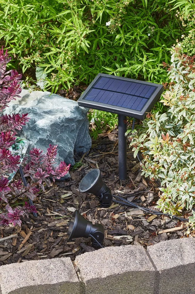 Spots solaires MultiSpot, lot de 10 avec panneau solaire