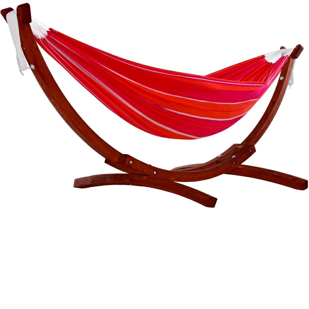 Hamac Brésilien 2 places avec support en bois - Mimosa