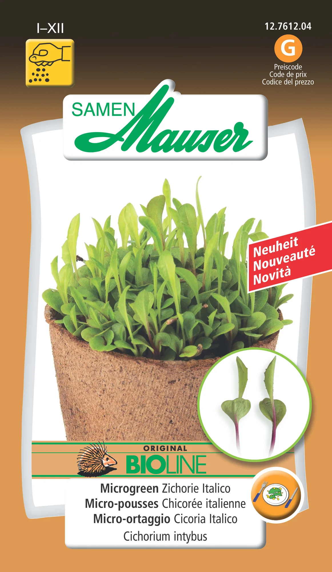 BIO-Micro-pousses Chicorée italienne