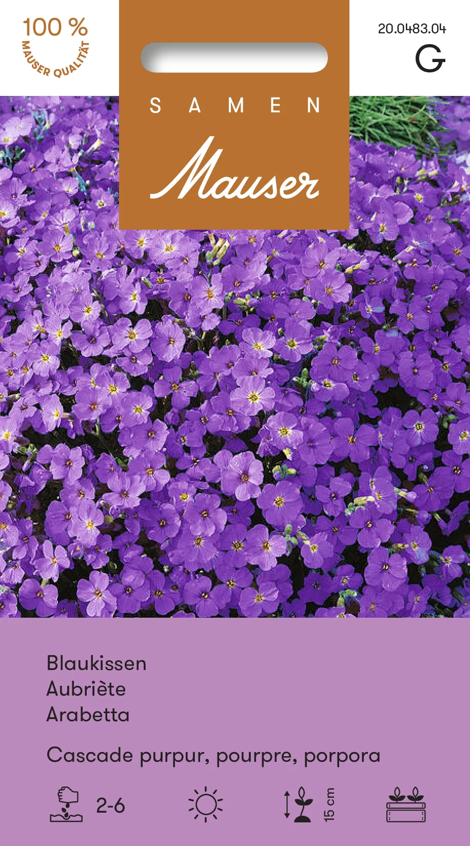 Aubriétie, Cascade pourpre