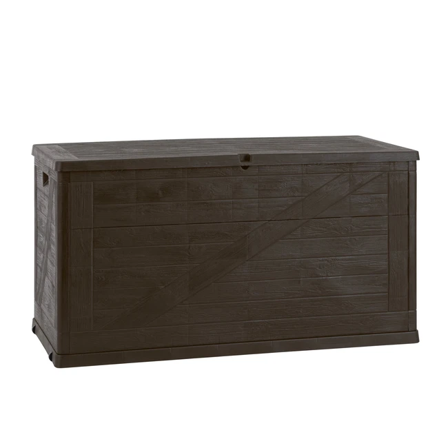Coffre de jardin Wood 420 litres - Marron
