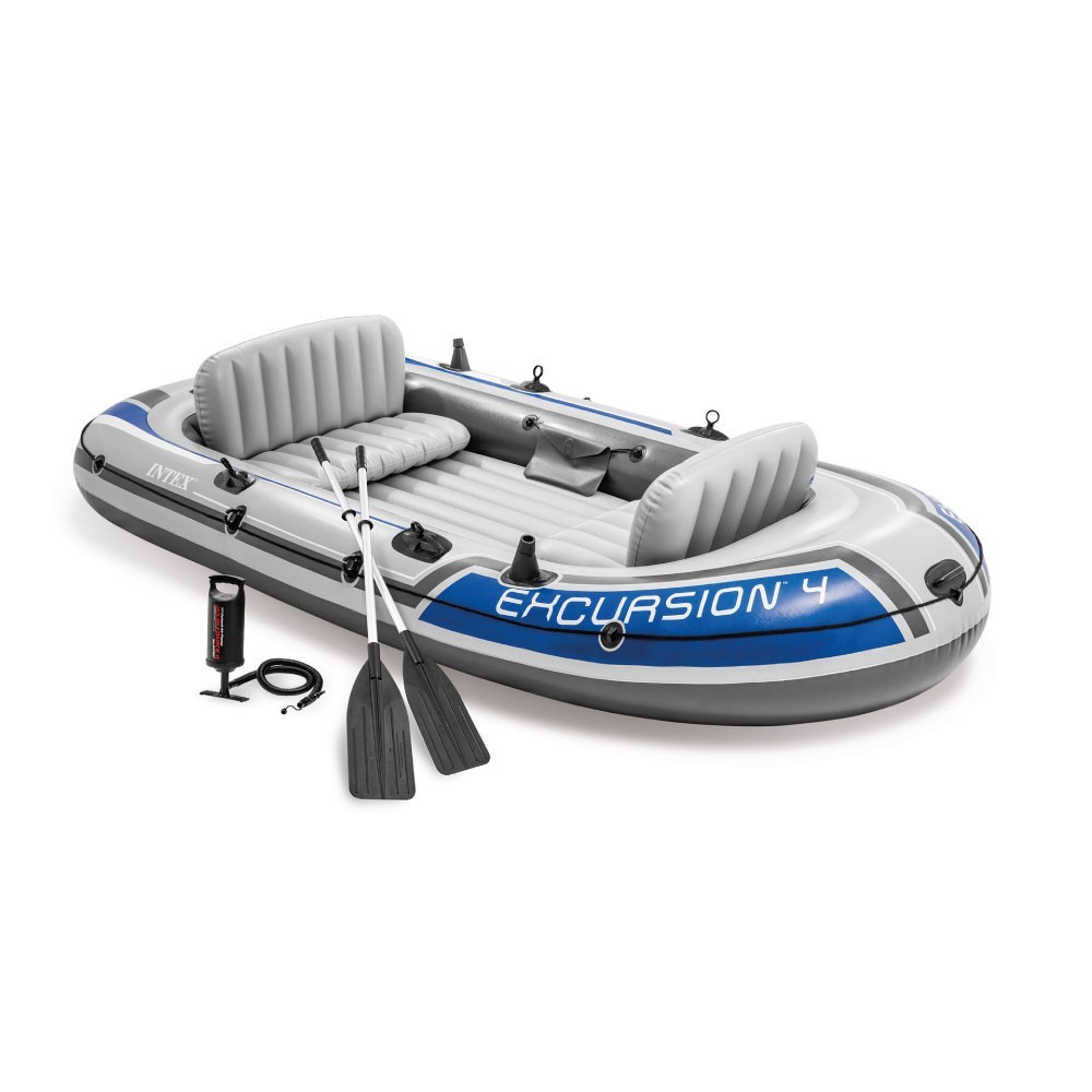 Bateau gonflable avec pagaies et gonfleur - Excursion 4