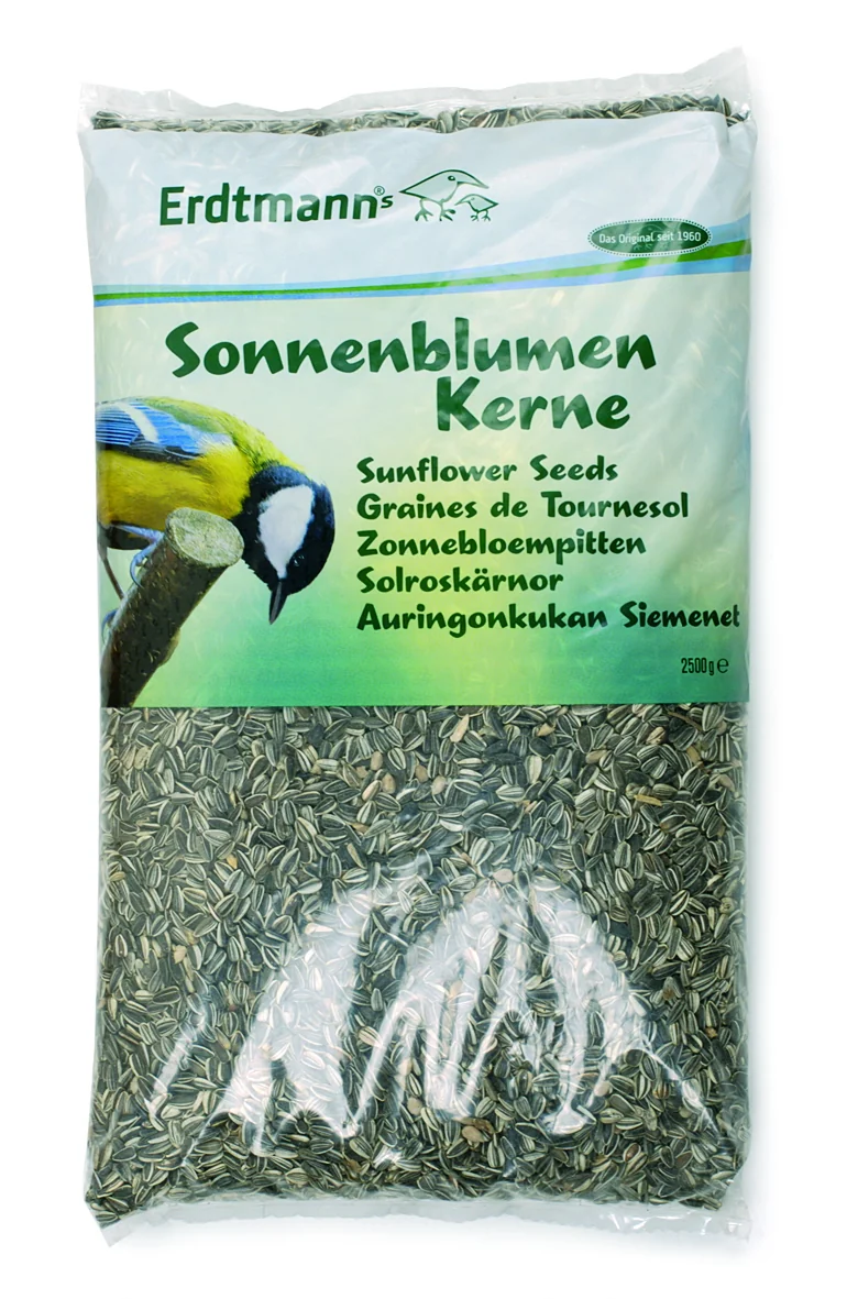Graines de tournesol striées pour oiseaux, 2,5 kg