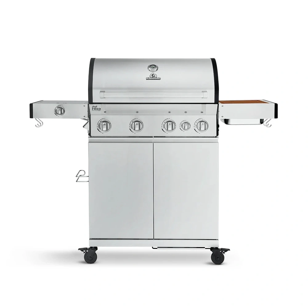 Big FRED Deluxe Gasgrill 4 Brenner - Edelstahl