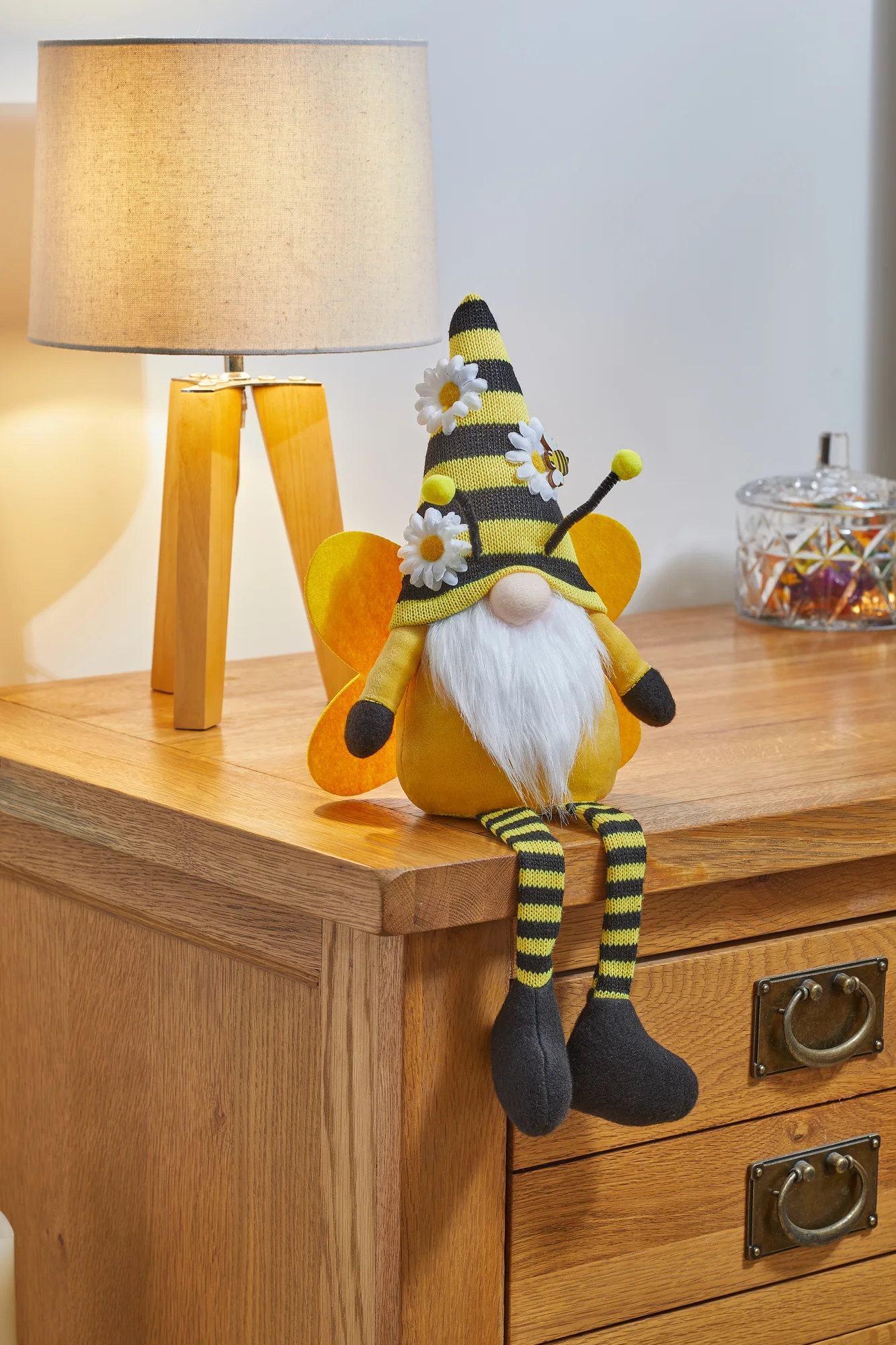 Lutin abeille en peluche « BuzzGonk » assis