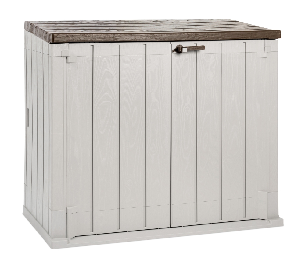 Gartenbox Storer Plus XL 1270 Liter - Taupegrau | Braun