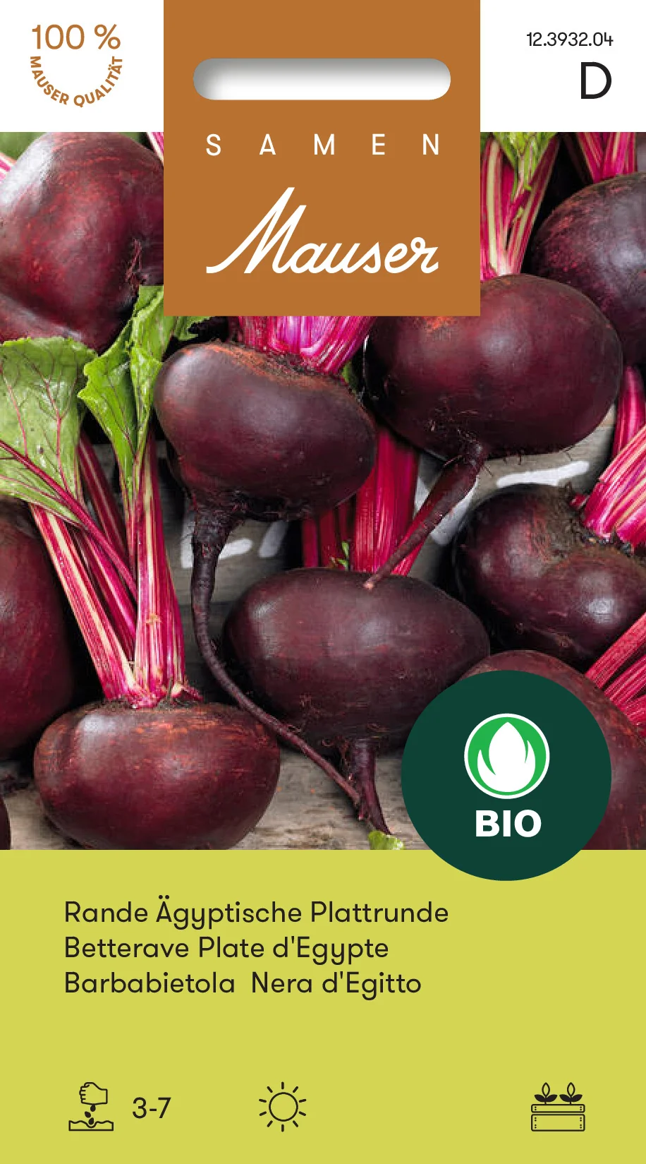 BIO Betterave plate d’Egypte