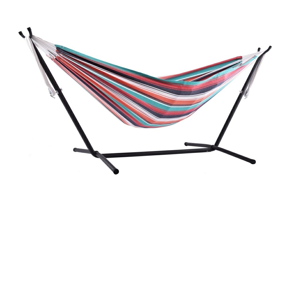Hamac Brésilien 2 places avec support en acier - Plumeria