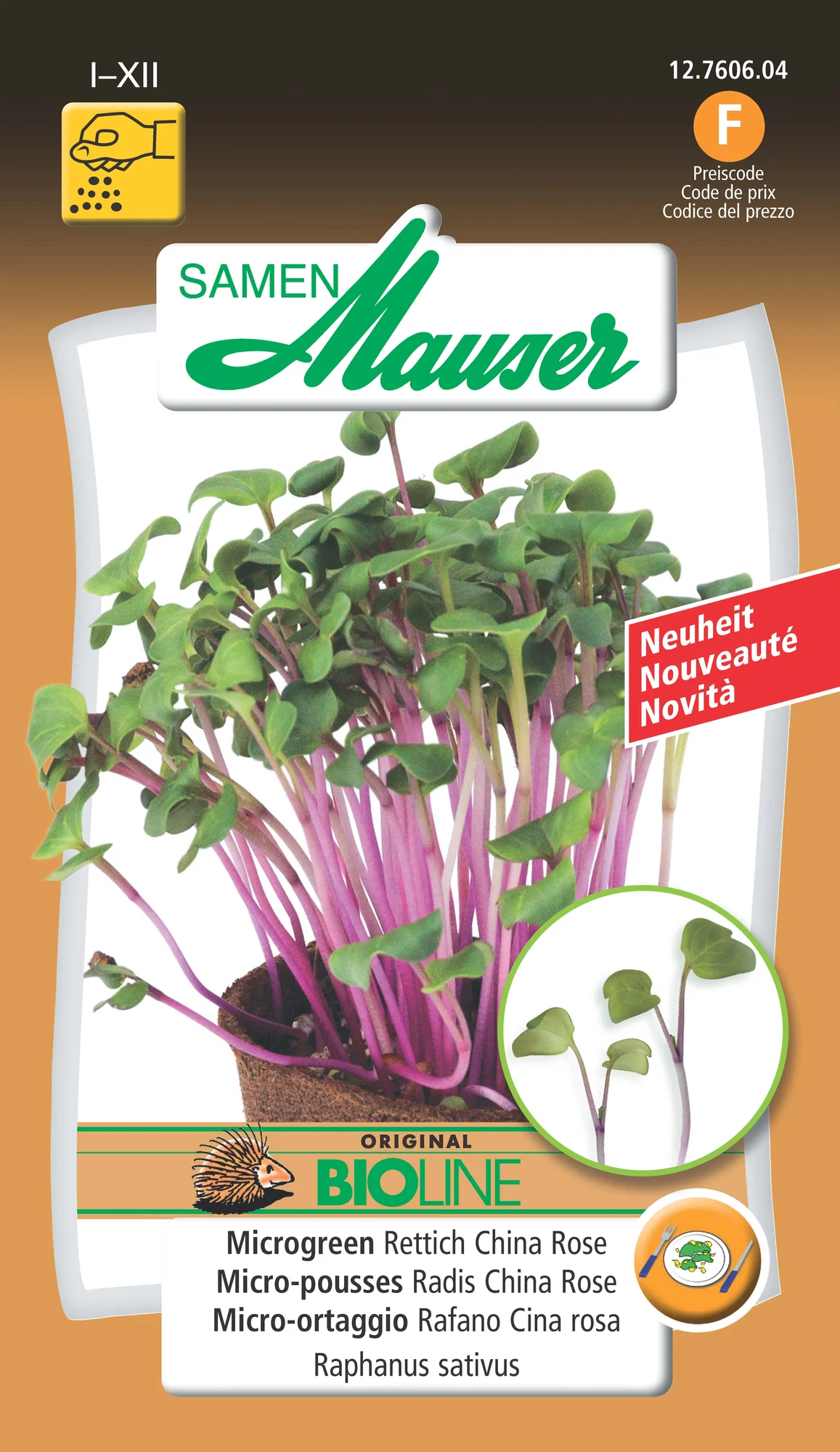 BIO-Micro-pousses Radis China Rose