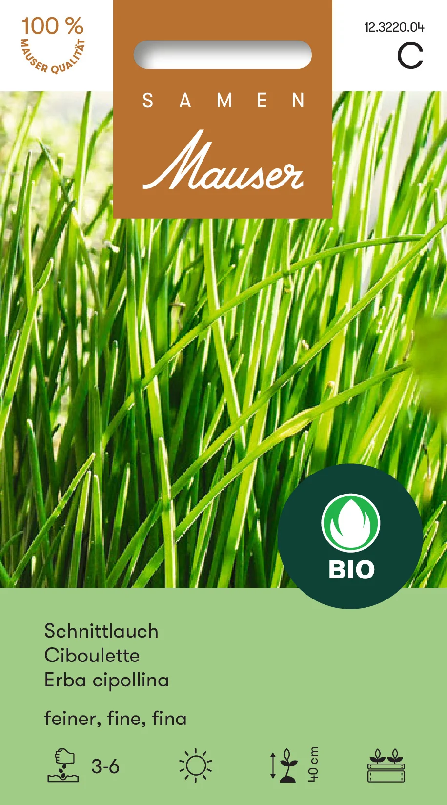 Knospe Bio Schnittlauch feiner