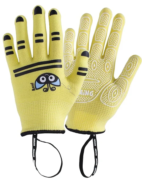 Gant enfant Rostaing « Axel l'abeille », jaune, 5-6 ans