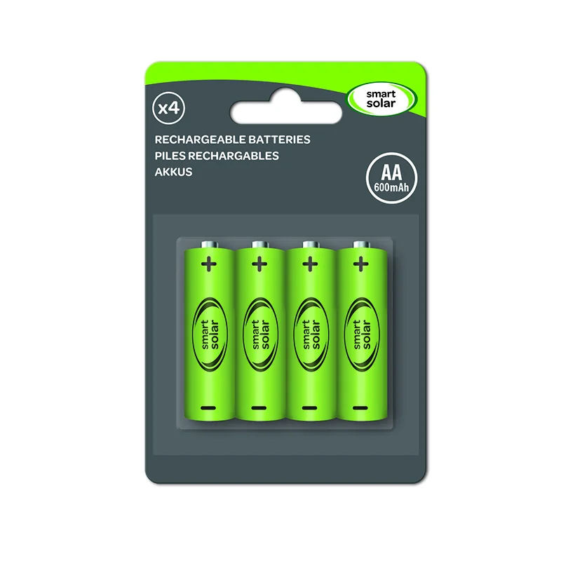 Piles rechargeables AA, lot de 4