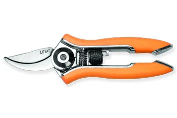 Sécateur LEYAT Happy Line Traditionnel, lame courbe, orange