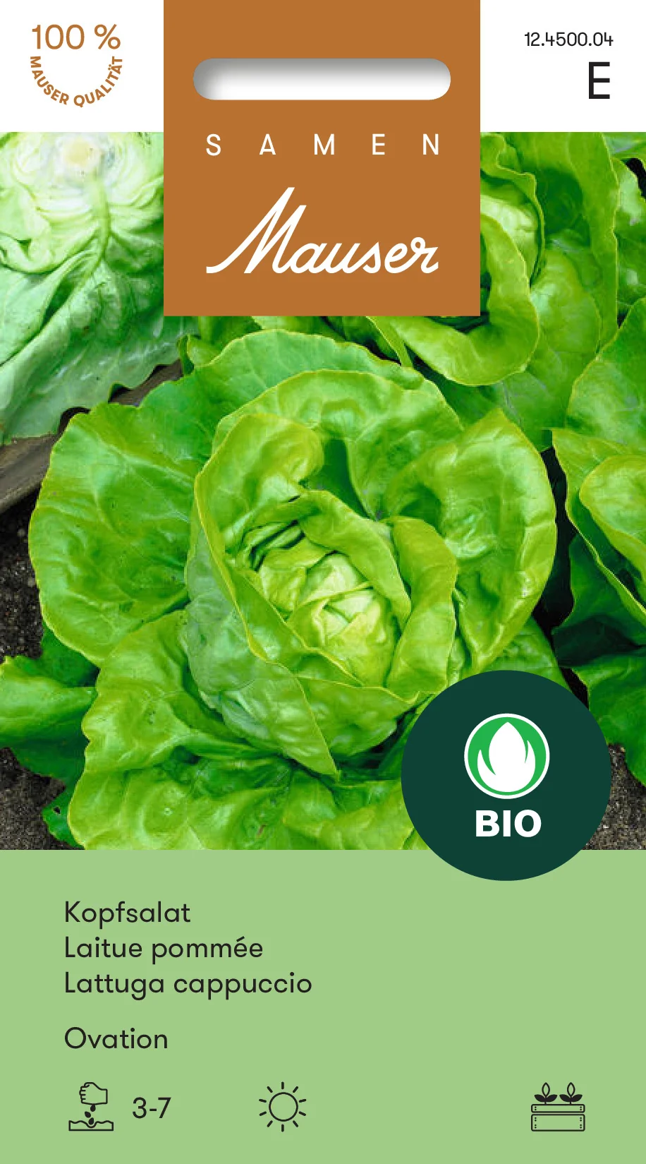 Bourgeon Bio Laitue pommée Ovation