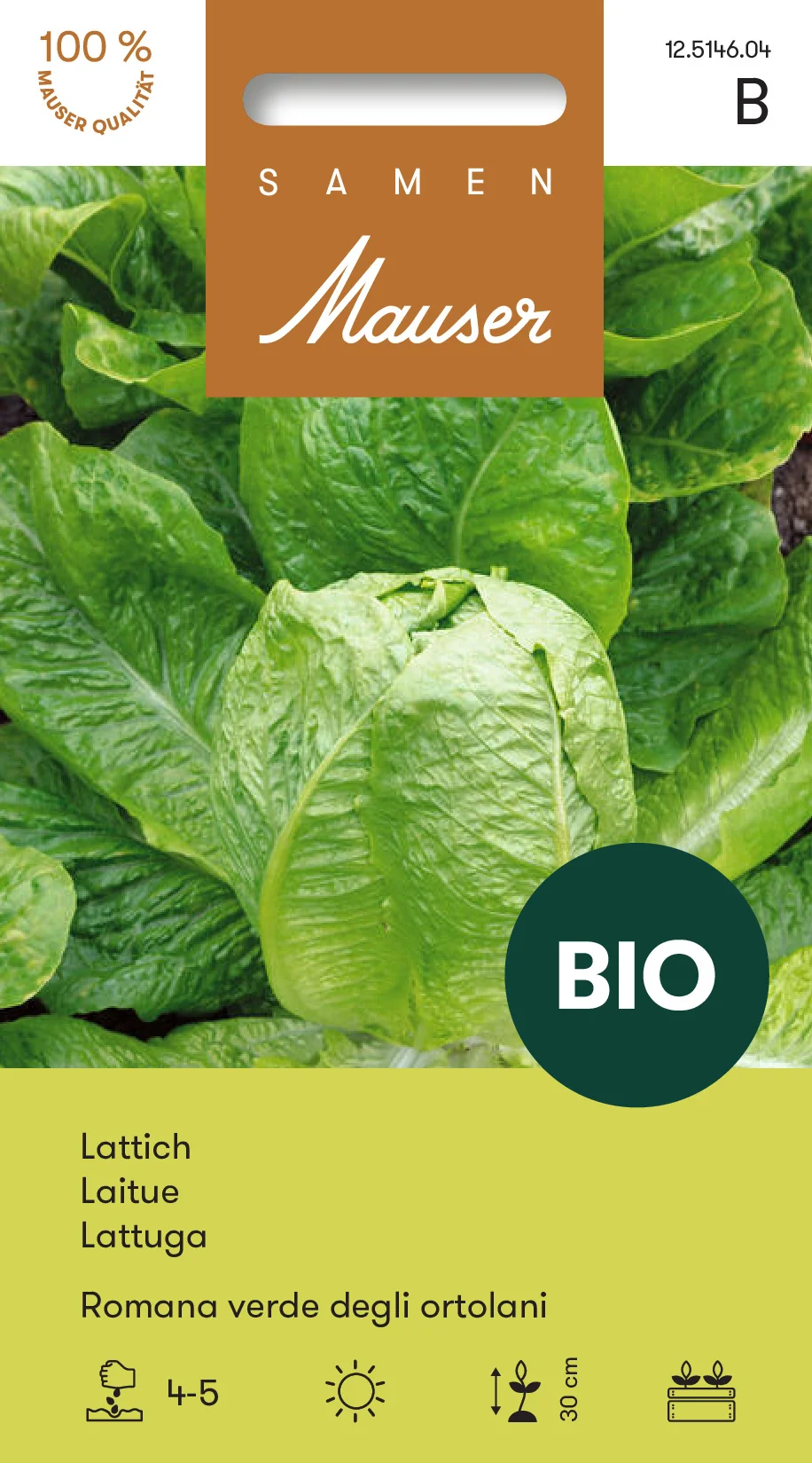 BIO Laitue Romana verde degli ortolani