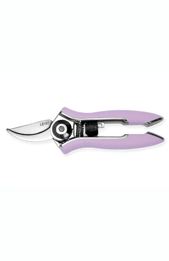 Sécateur LEYAT Happy Line Traditionnel, lame courbe, lilas