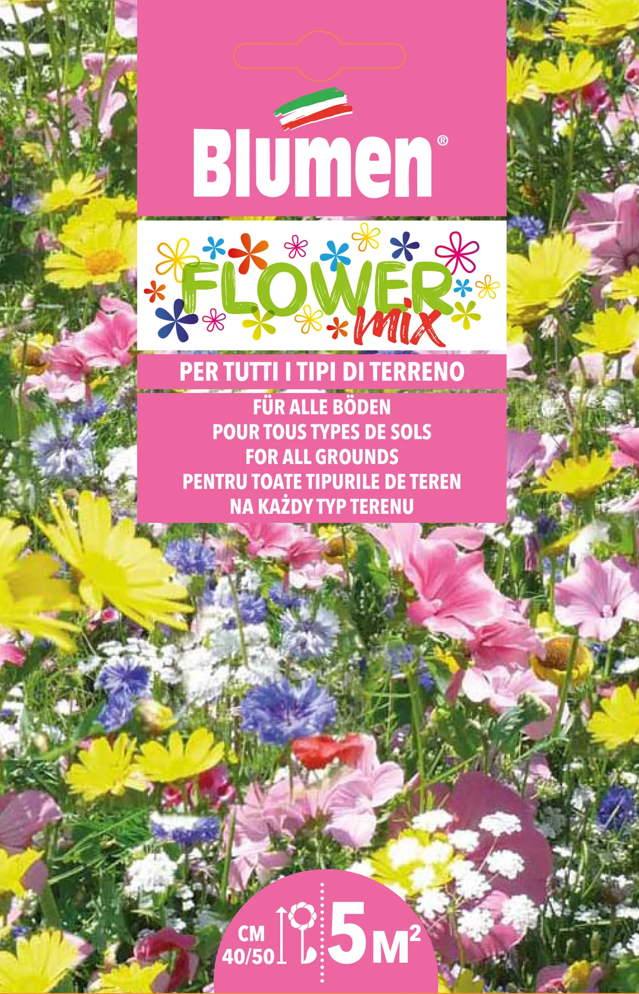 Mélange de fleurs pour tous types de sols