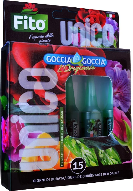 FITO UNICO nourriture plantes, engrais liquide, 5 ampoules à 32 ml
