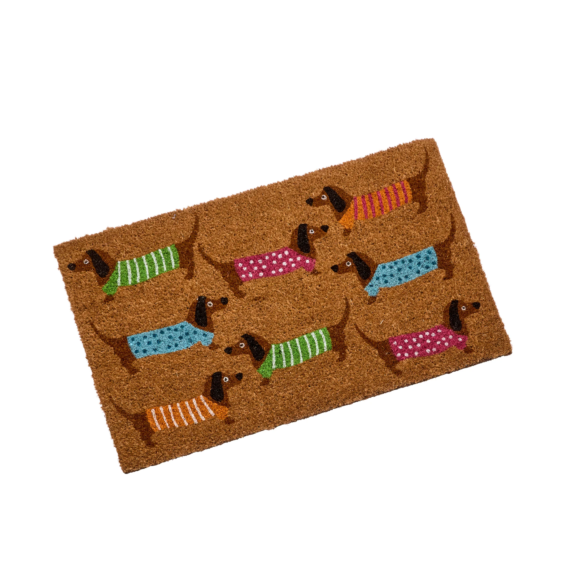 Fussmatte Kokos Dachshunds (Dackel), 75 × 45 cm