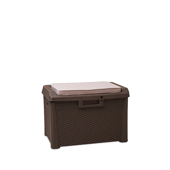 Gartenbox Santorini Plus 125 Liter - Braun