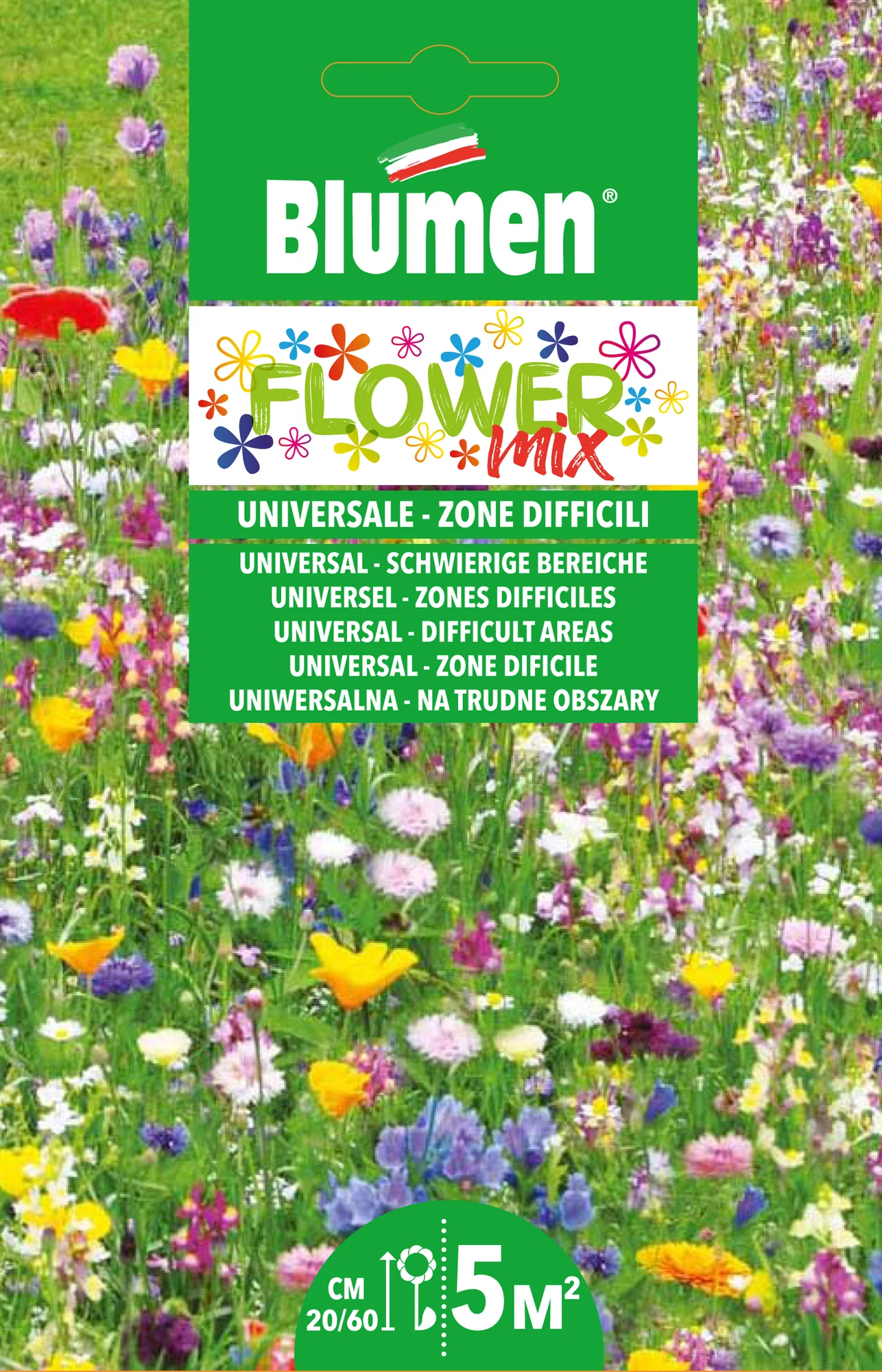 Mélange de fleurs universel pour zones difficiles