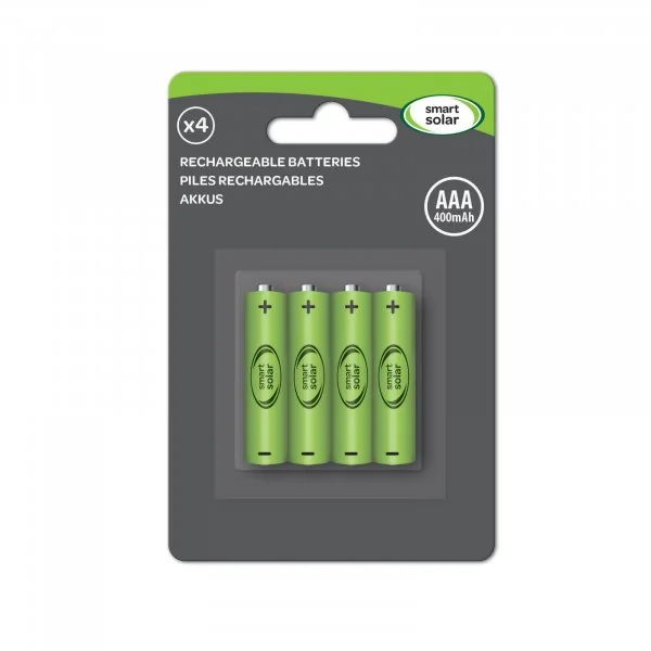 Piles rechargeables AAA, lot de 4