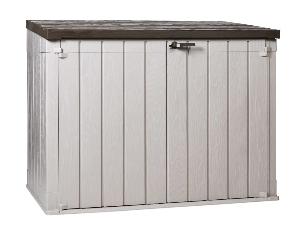 Gartenbox Storer Plus 2XL 2270 Liter - Taupegrau | Braun