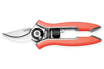 Sécateur LEYAT Happy Line Traditionnel, lame courbe, rouge