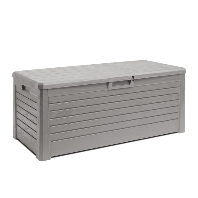 Coffre de jardin Florida 550 litres - Gris chaud