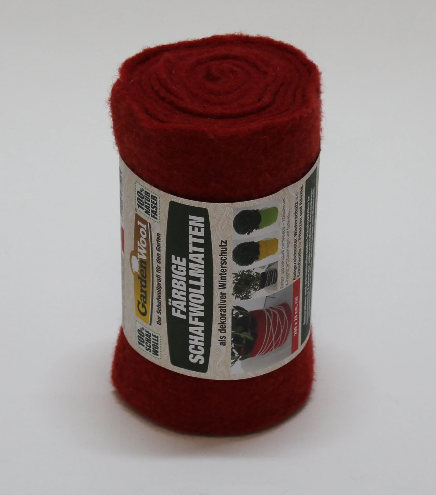 GardenWool® Natte de protection hivernale rouge, 200 × 20 cm