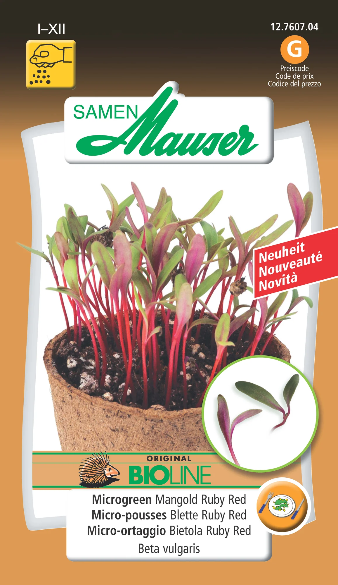BIO-Micro-pousses Blette Ruby Red