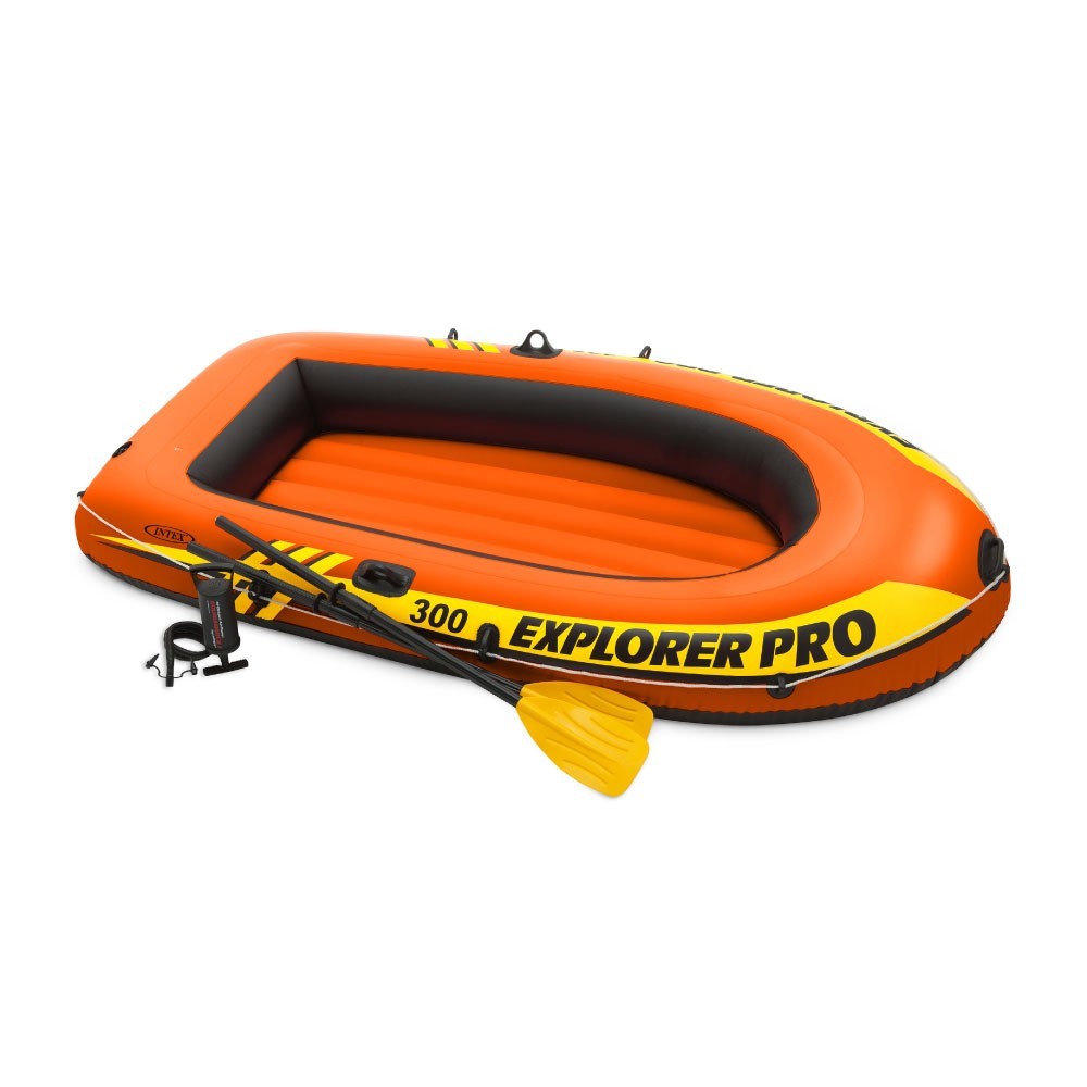 Bateau gonflable avec pagaies et gonfleur - Explorer Pro 300