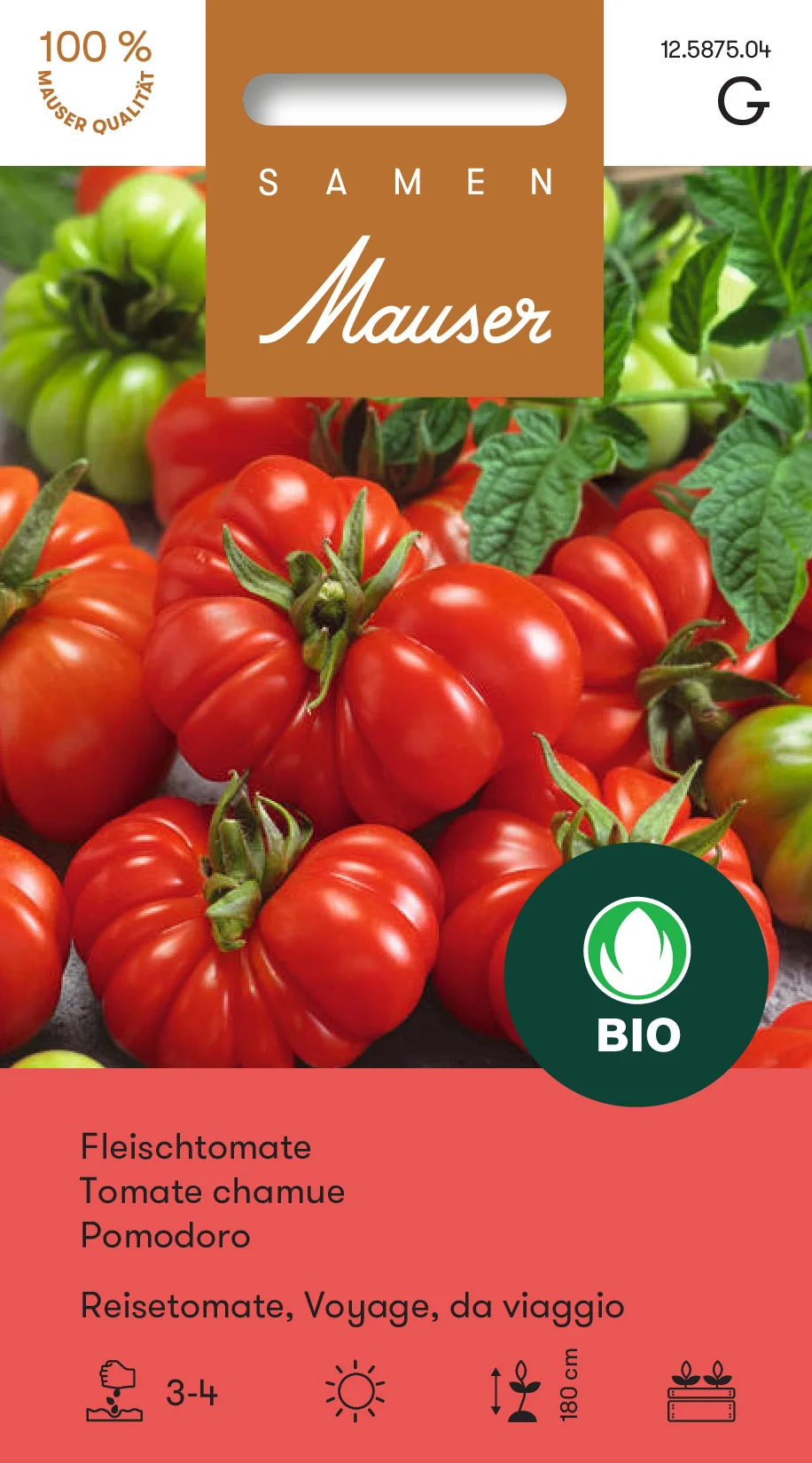 Bourgeon Bio Tomate charnue Reisetomate