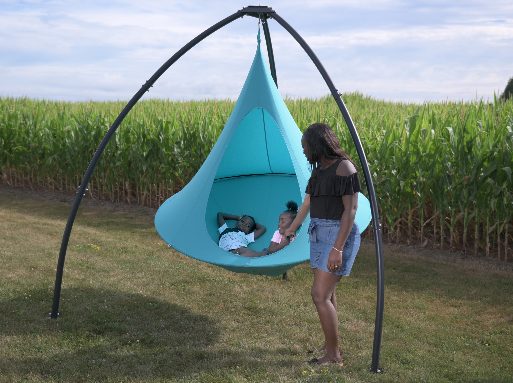 Cacoon simple - Turquoise