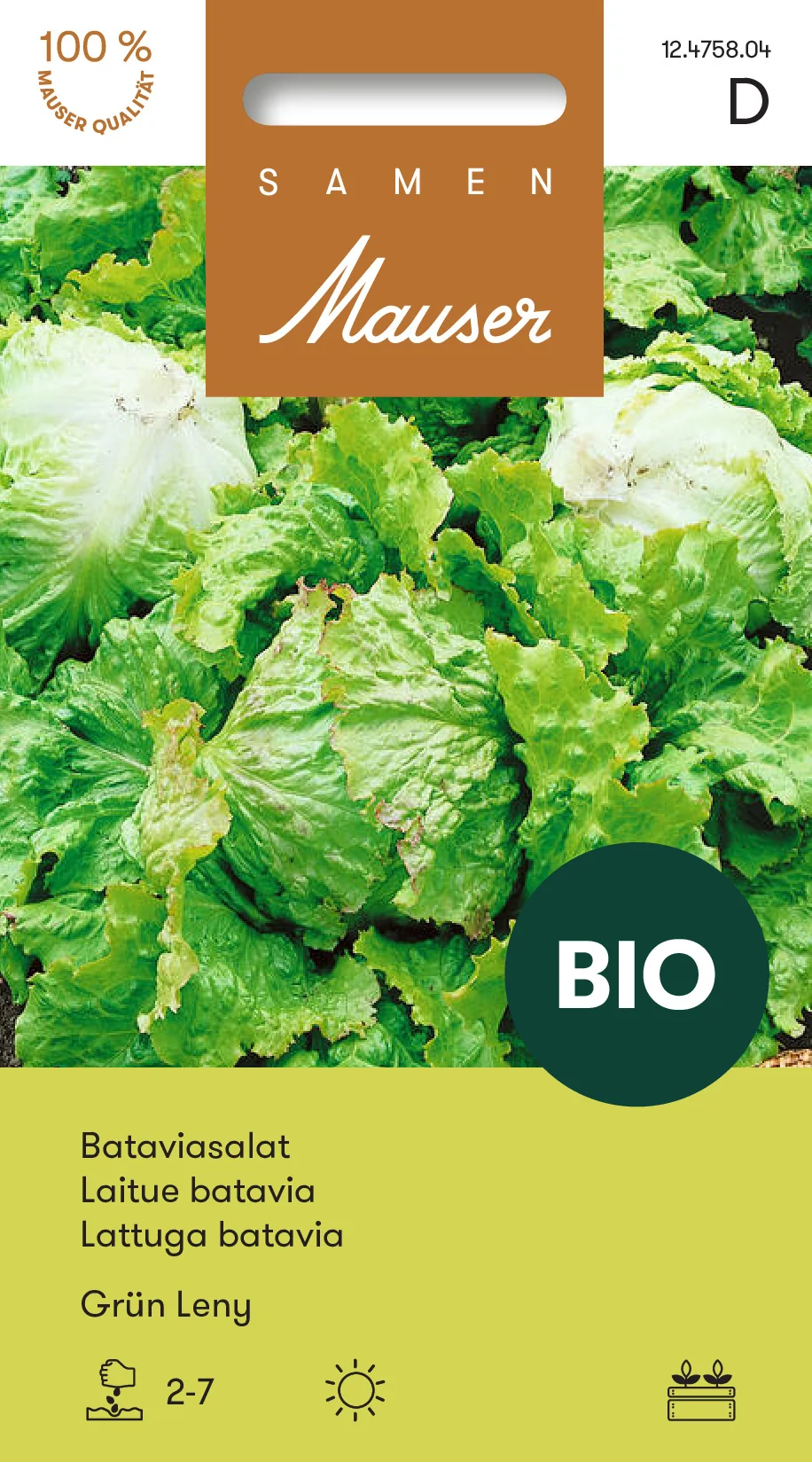 BIO Laitue batavia Grün Leny