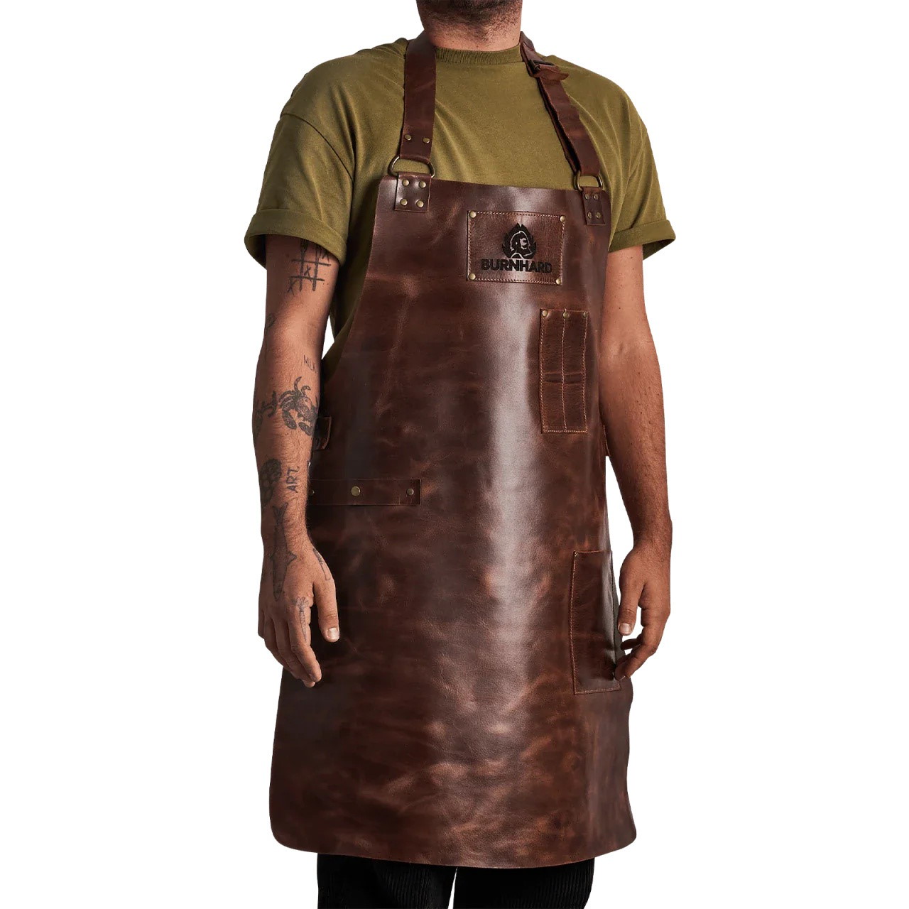 Tablier de barbecue en cuir