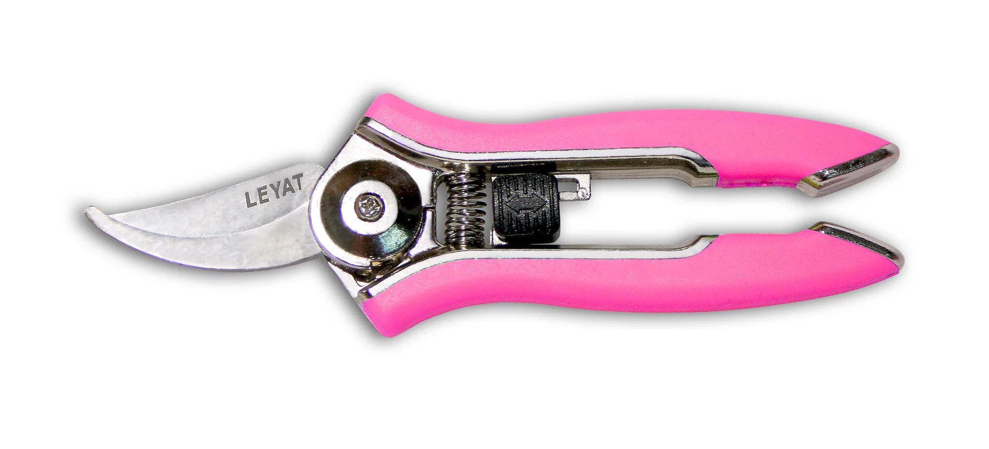 Sécateur LEYAT Happy Line Traditionnel, lame courbe, rose vif