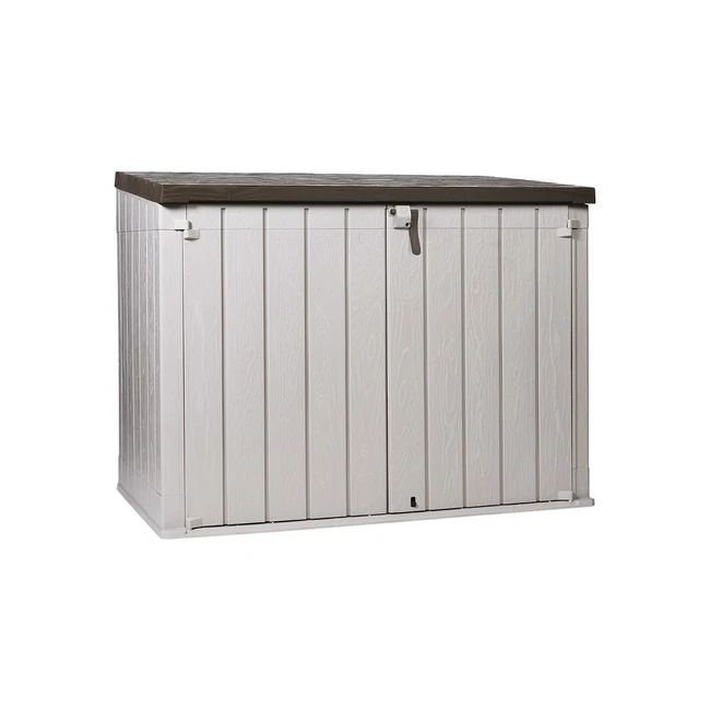 Coffre de jardin Stora Way Plus 2XL 2270 litres - Taupe gris | brun