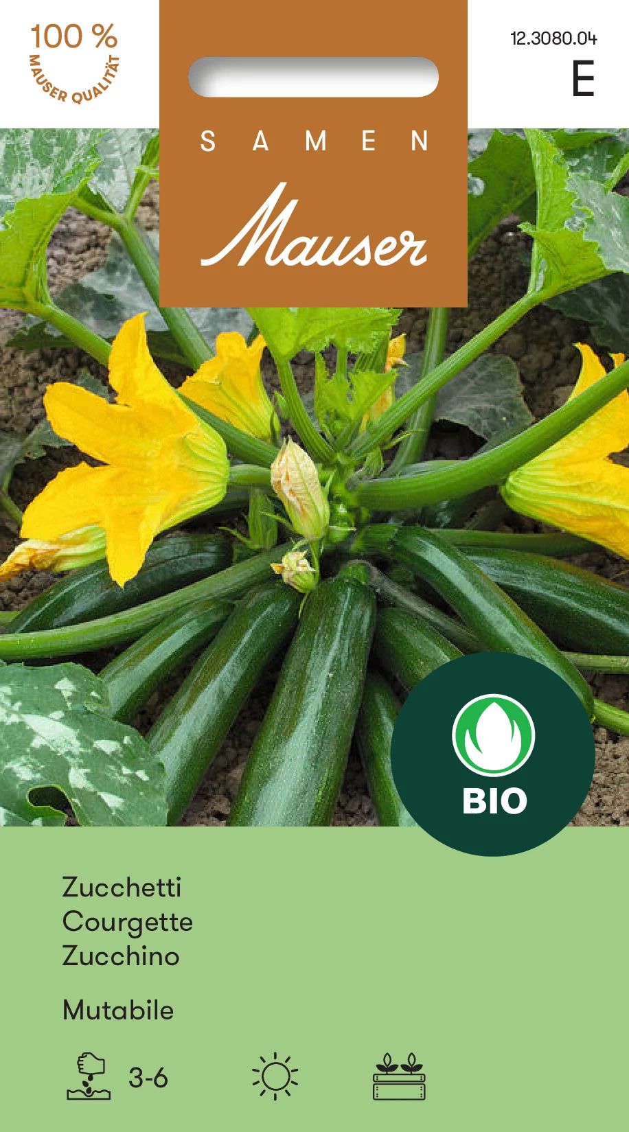 Bourgeon Bio Courgette Frühbusch