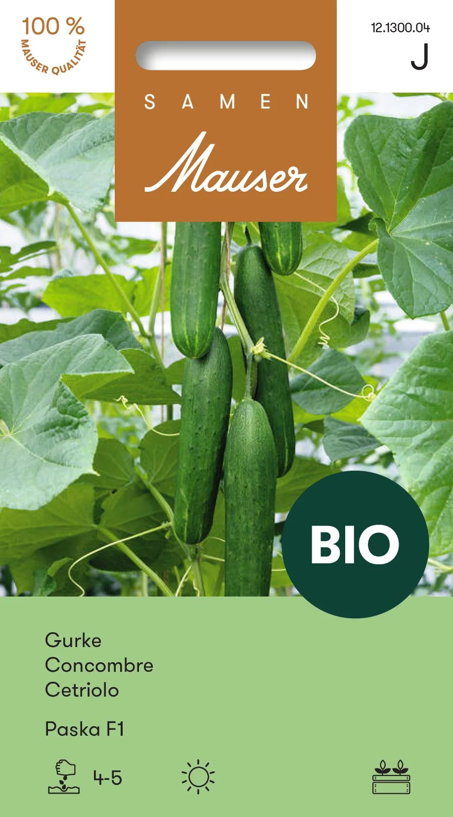 BIO Concombre Paska F1